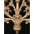 Nello Stile di Luigi XIV - Coppia di grandi Candelabri a 5 luci dorati - H 106 cm