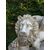 Grandiosa Scultura a tutto tondo in marmo - Leone di San Marco H 102 cm - Marmo Greco Thassos - Venezia