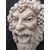 Mascherone/Bocca da Fontana - Volto di Fauno con uva - Pietra di Vicenza - xx secolo - Venezia - 40 x 36 cm