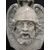 Bellissimo mascherone in pietra di Vicenza - Marte - 44 x 36 cm
