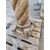 Bellissima fonte battesimale/acquasantiera con colonna tortile in marmo - H 113 - Venezia - Periodo '800