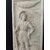 Magnifico altorilievo in Marmo di Carrara - San Giorgio ed il Drago - Su ispirazione del dipinto del Mantegna - 85 x 40 cm