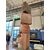 Particolare Totem in terracotta - H 250 cm