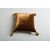 Cuscino in velluto marrone ed oro - B/1622 -