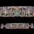 Splendida chiave di carretto siciliano scolpita e dipinta XIX secolo 