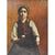 ANTIQUE PAINTINGS, PORTRAITS OF A GIRL FROM 1907, OIL ON CANVAS, EARLY 1900s. (QR318)     