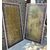 pan354 - pair of stained glass windows in liberty style, measuring cm L 60 x H 125     