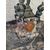 Particolare acquasantiera in marmo con Nettuno in bronzo - 50 x 50 cm - Venezia