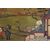 Coppia di dipinti ad olio su tela raffiguranti paesaggi a cineseria, Piemonte, inizio XX secolo  