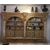 Wooden handcrafted golden bookcase     