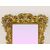 Mirror with leaves in gold gilding mid 19th century     