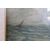 P. Sacchetto, mare in tempesta con barche, anni ’40, dipinto olio su masonite PREZZO TRATTABILE