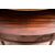 Antique Napoleon III French side table in mahogany with marble top.     