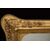 Specchiera antica Napoleone III Francese in legno dorato e intagliato periodo XIX secolo