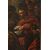 Dipinto antico olio su tela raffigurante "L'Adorazione dei Magi". Napoli XVIII secolo.