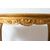 Tavolino antico Napoleone III Francese in legno dorato e intagliato.Periodo XIX secolo.