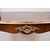 Antique French Napoleon III coffee table in polychrome woods with gilt bronze applications.19th century period.     