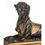 Coppia di sculture in bronzo dorato e patinato a foggia di sfingi, Francia, primi anni del XIX secolo, epoca Impero