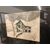 Antico Dipinto  fine 800 Alessandro Castelli casa con neve   firmato. Misu 50 x 42 