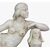 Scultura di figura femminile appoggiata a sfinge, Alabastro, opera del Novecento