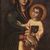 Virgin with child in the Byzantine style from 19th century