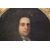 Dipinto antico inglese ritratto di gentiluomo XVIII sec Olio su tela ovale PREZZO TRATTABILE