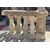 dars428 - pair of stone balustrades, completed with two not contemporary putti     