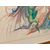 Dipinto acquarello e China G. Lizzini firmato XX sec Arte contemporanea mis 87 x 67 