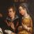 Dipinto del XVII Secolo con Scena della Cattura di San Tommaso d'Aquino