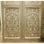 pts685 - pair of lacquered doors, cm l 119 xh 210     