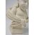 Statua bambina sorridente con fiori nei capelli, marmo bianco - O/7552