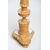 Louis XVI candlestick in lacquered and gilded wood - O / 202 -     