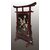 Parascintille per camino in legno orientale cinese del 1800 con pietre dure