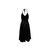 Vivienne Westwood Gold Label Sheer Black Faux Fur Halter Dress - '90s