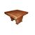 Tavolo francese stile Decò di inizio 1900 in legno di noce
