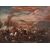 Francesco Monti, antico dipinto scena di battaglia 