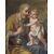 "San Giuseppe con bambino" olio su tela di scuola roma
