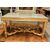 tav268 - tavolo in legno dorato e laccato, metà '700, cm L 162 x H 88 x P 76
