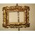 Antique golden carved frame. Period 1700     