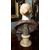 Scultore Italiano, Busto di figura femminile, marmo bianco e porfido