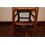 Antique French seat from the 1800s in cherry wood     