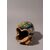 Faenza, XVI Secolo, Brocca con decoro vegetale, maiolica policroma