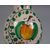 Pesaro, Fine XVI Secolo, Brocca con mela entro un tralcio vegetale in maiolica policroma