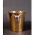 André Leroy (France, c. 1930), Champagne Duminy, Gold-colored ice bucket and nickel-plated handles     