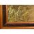 Antico quadro firmato Valois del 1800 paesaggio con pastore gregge e mulino