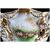 Centrotavola austriaco del 1800 in porcellana bianca decorata
