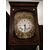 Antique French column clock from the 1800s in painted wood     