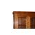 Large Austrian sideboard with 3 glass doors and 3 closed doors in Rustic style elm wood     