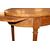 French Louis XVI style coffee table from the 1800s in elm briar with inlay fillet     