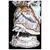 Statuetta in porcellana Capodimonte italiana del 1800 Raffigurante Dama Firmata